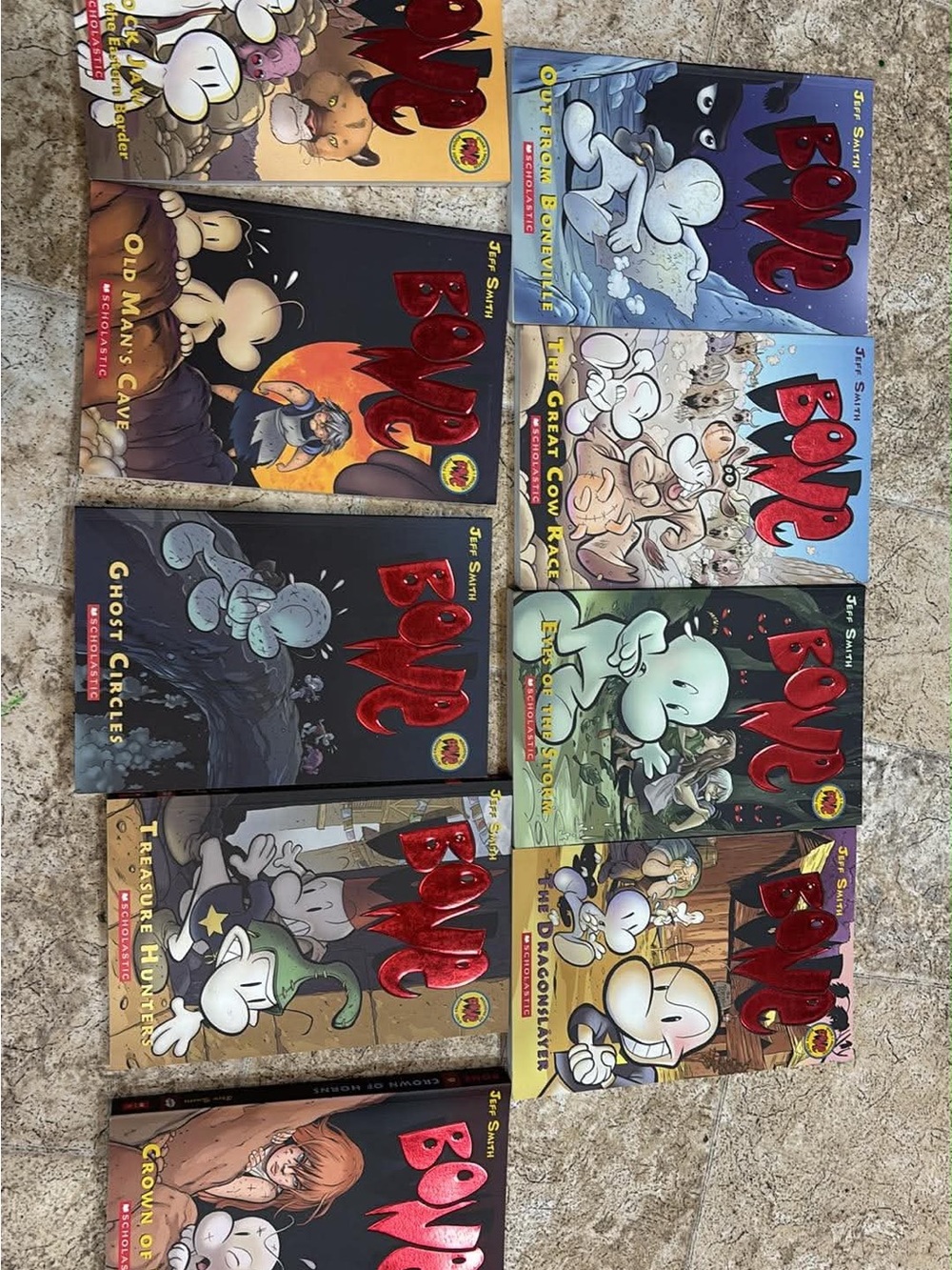 Bone Graphic Novel Collection - Multicolor Comic Covers